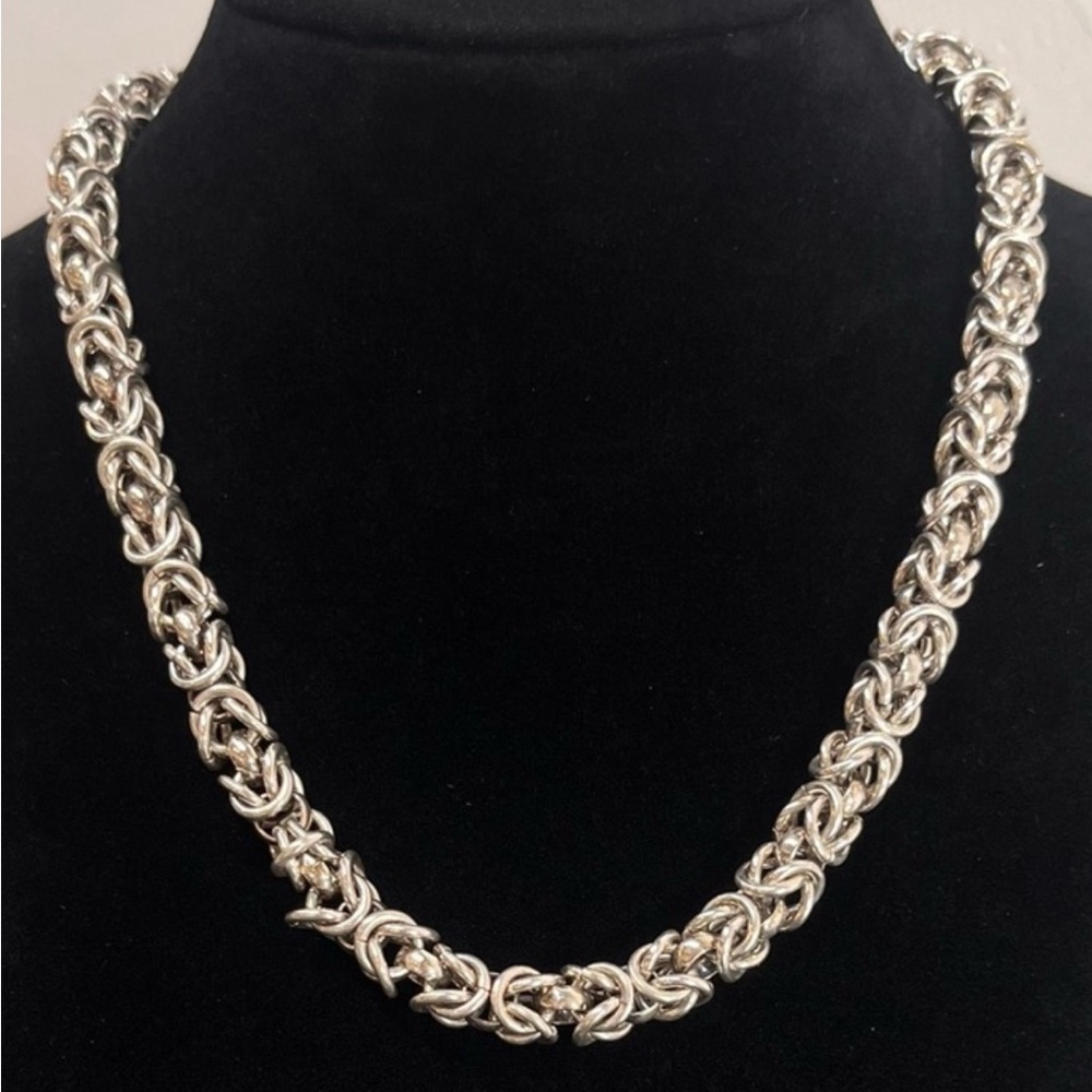 Stephen Dweck Orogento Hand Woven Sterling Silver Necklace